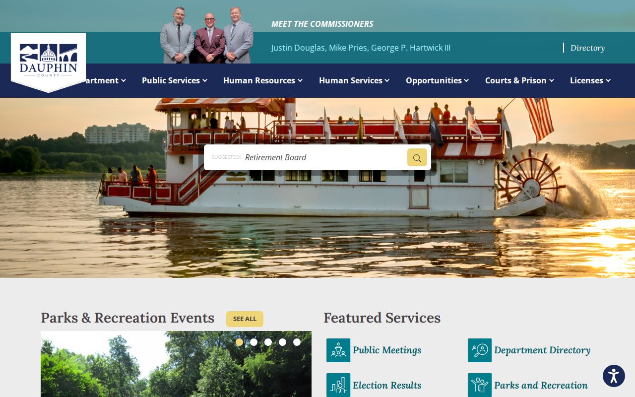 Dauphin County government department directory for criminal record offices